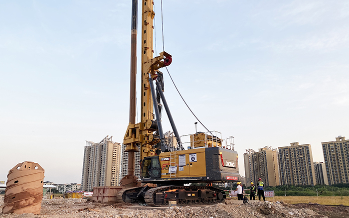 夯基珠江畔，乐鱼体育旋挖钻机助建超级工程！