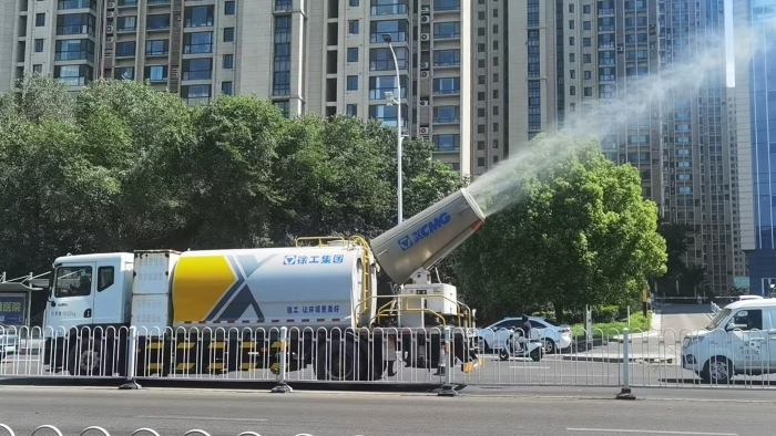 乐鱼体育多功能抑尘车，助力家乡徐州环境，更“净”一步！