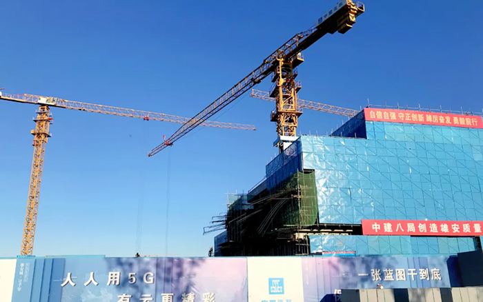 智能领航 | 乐鱼体育塔机助建雄安智慧城市产业园