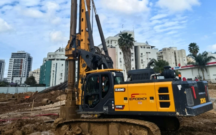 无惧硬土高温！乐鱼体育XR168E打造海外房建桩基新标杆